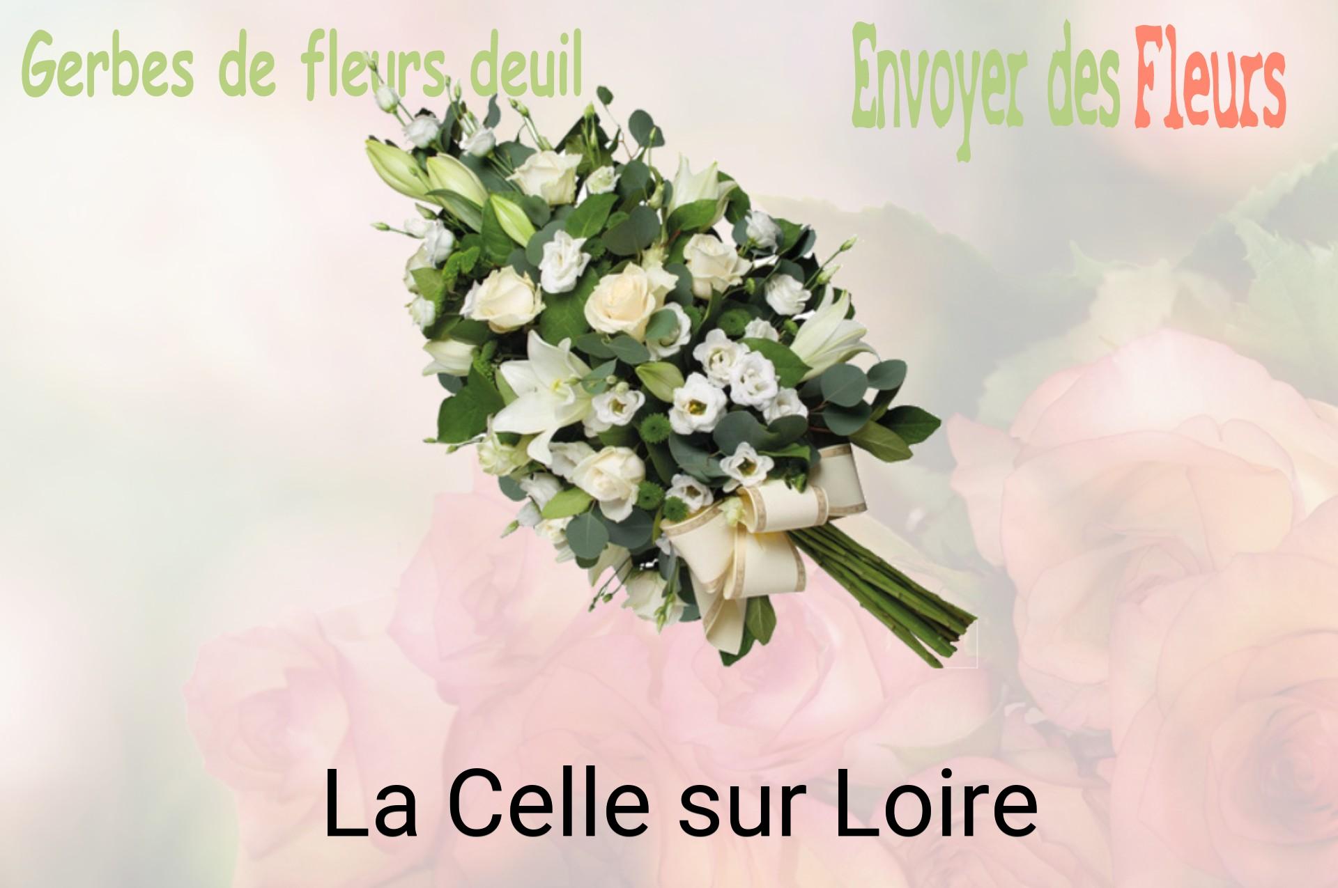 Gerbe de fleurs de deuil livrée à La Celle-sur-Loire